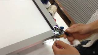 How to assemble infrared interactive whiteboard parts