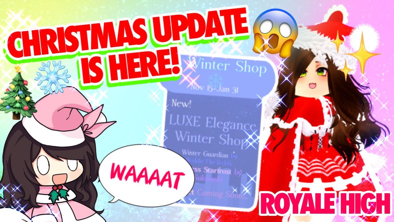 Roblox Royale High NEW Christmas Update 2021 is HERE! New Winter Shop & More! YouTube