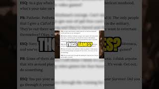 Call of Duty Director Calls Gamers Pathetic!