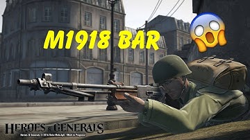 Heroes & Generals !  M1918 Browning Automatic Rifle Jogando de Infantaria Americana !