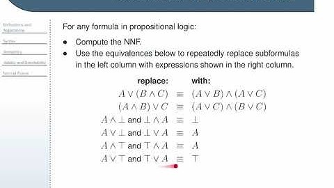 Normal Forms in Propositional Logic