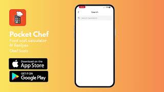 How to edit product's price on Pocket Chef app for the food cost calculator screenshot 4
