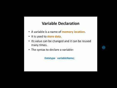 Variable declaration in C++ - YouTube