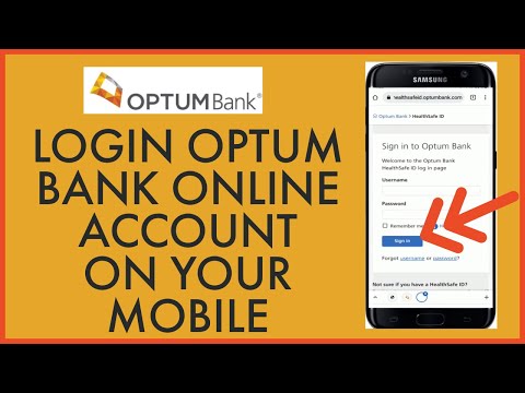 How To Login Optum Bank Account From Mobile | Optum Bank Account Sign In