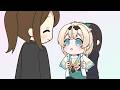 【手描き】マネちゃんに幼児扱いされるござるさん【ホロライブ/風真いろは】