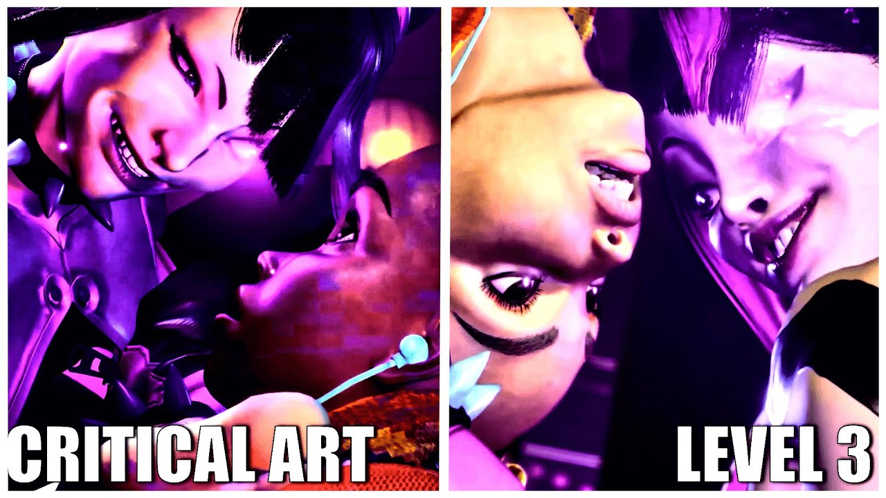 Street Fighter 6 Juri Level 3 Super & Critical Art Comparison