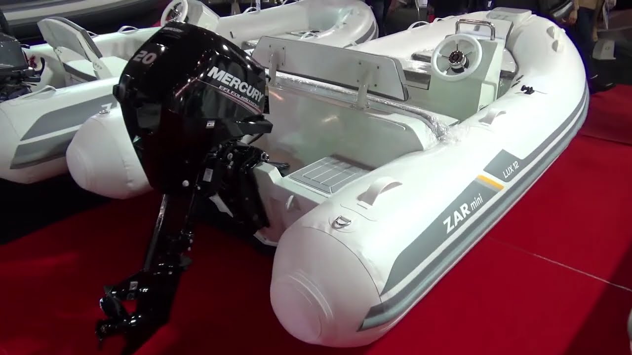 The ZAR MINI 15 LUX inflatable boat 2020 (5.500€) YouTube