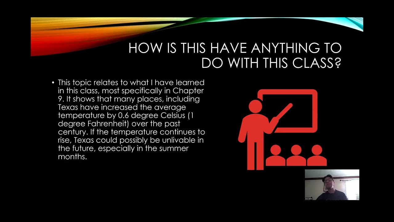 Climate Change in Texas   Heatwave Presentation Video