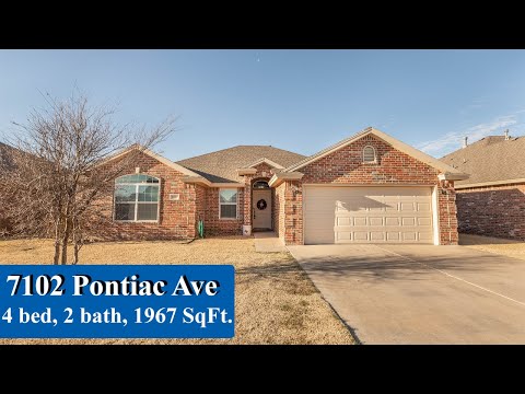 7102 Pontiac Ave, Lubbock, TX home video tour