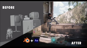 Sci-Fi VFX | Motion Tracking & 3D Object Integration in Blender + After Effects.