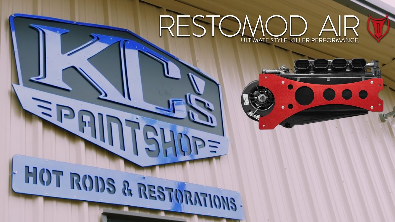 KC's Paint Shop Custom Dash and AC install* Restomod Air YouTube
