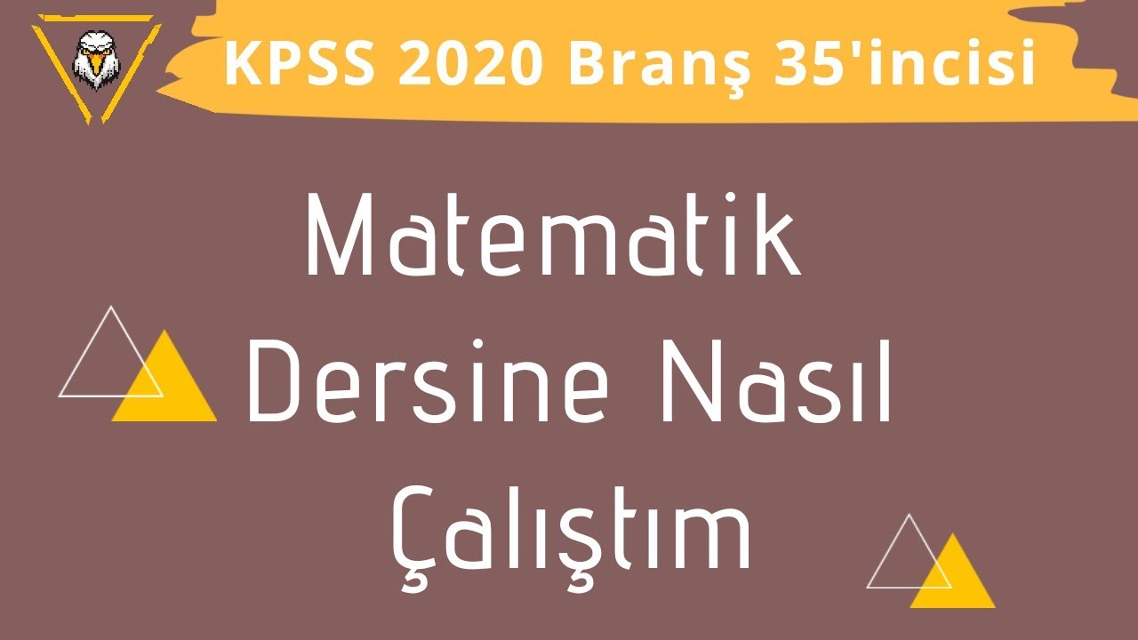 #KPSS Matematik Dersine Nasıl Çalıştım? // Dinlediğim Hocalar  // Kullandığım Kaynaklar