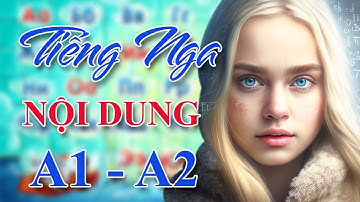 Tiếng Nga: Nội dung trình độ A1-A2 | Thầy Hoàng dạy tiếng Nga online 1:1 (Midjourney Illustration)