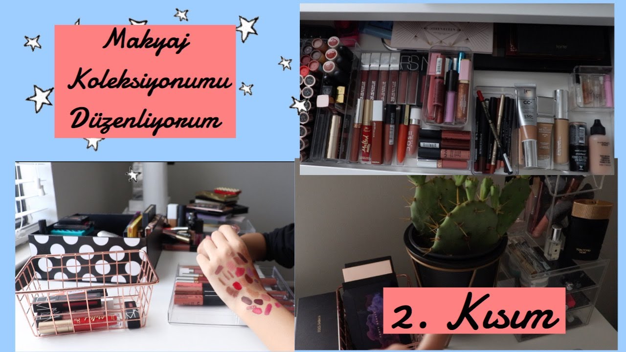 Makyaj Koleksiyonumu Düzenliyorum 2. Kısım || Rujlar, Allıklar, Bronzerler, Aydınlatıcılar 2020