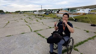 PARALYZED GUY FLIES A CESSNA FOR THE FIRST TIME