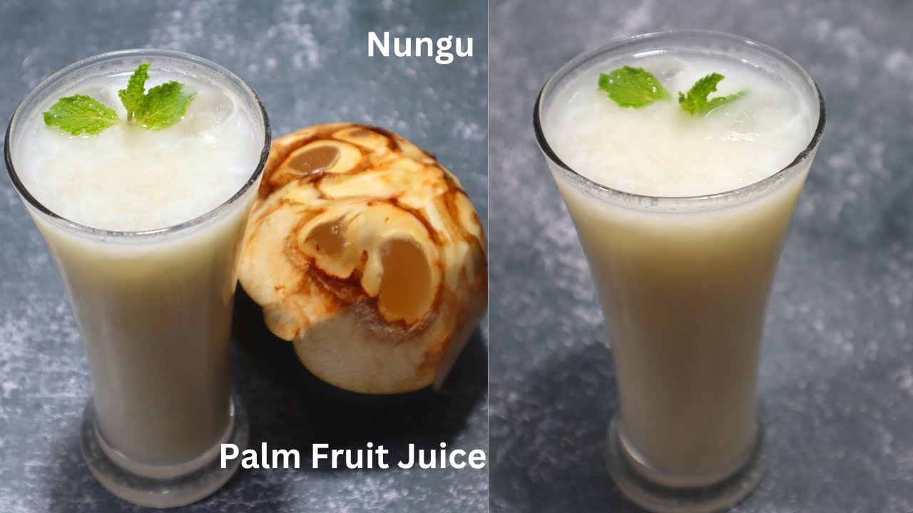 Summer Refreshing Nungu Juice| Ice Apple Juice Recipe| Palm Fruit Juice