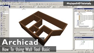 Archicad Wall Tool Tutorial Basic