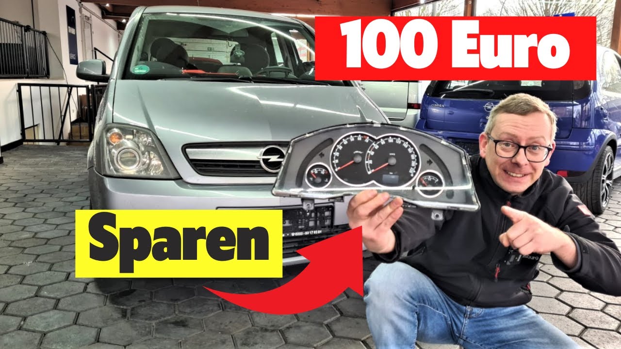 Opel Meriva Tacho ausbauen | Tachobeleuchtung Wechseln |