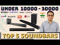 BEST SOUNDBARS 2020 INDIA 🇮🇳 COMPARISON BETWEEN 10 SOUNDBARS & 8 BRANDS ⚡⚡