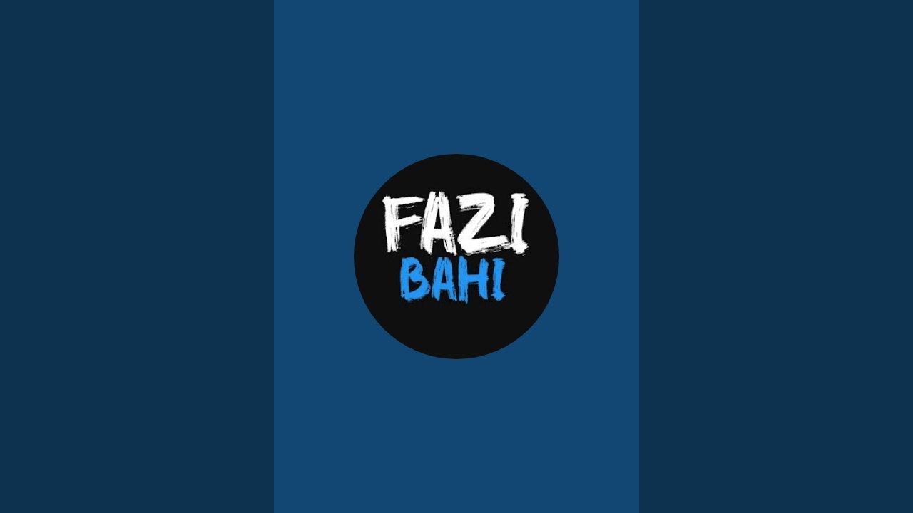 FAZI BAHI is live! - YouTube
