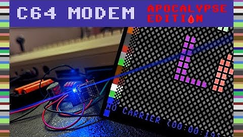 Building a Commodore 64 MODEM from "SCRAP"! 🧟🩸