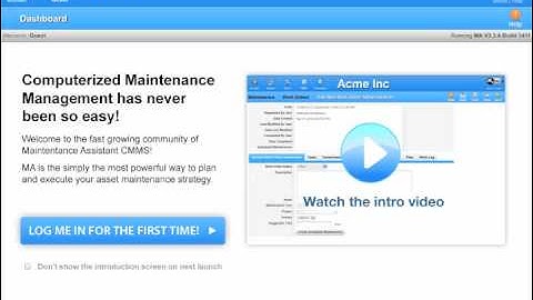 MA CMMS Introduction to Video Training Series