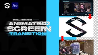 After Effects Tutorial Animated Clean Stream Screen Stinger Transition