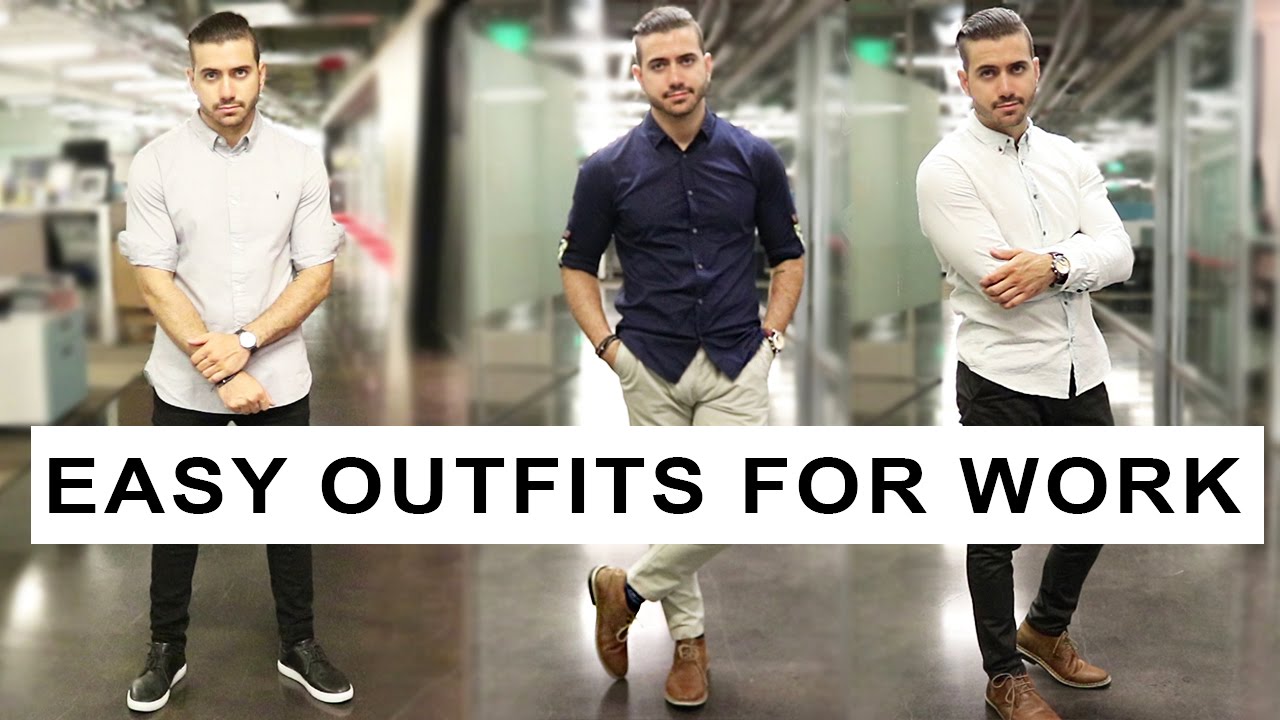 casual outfits for work men