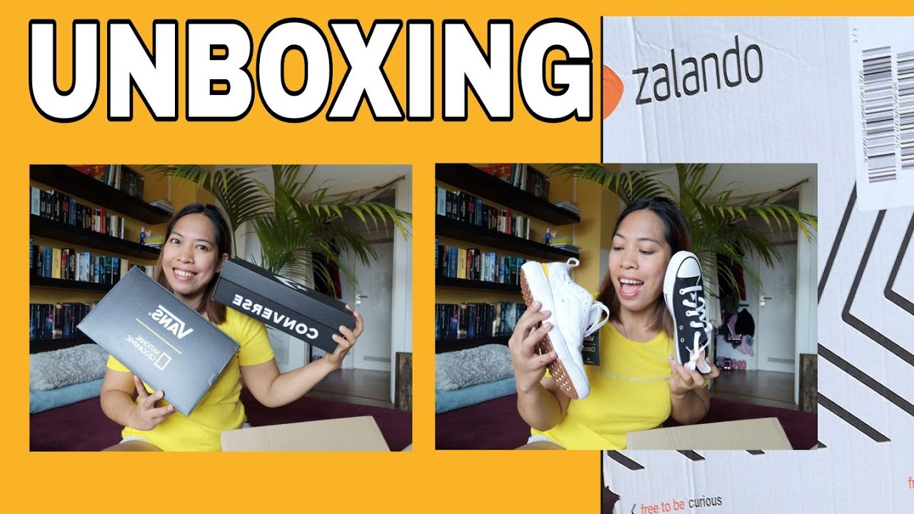 PINAY IN GERMANY UNBOXING ZALANDO ORDERS || Vans And Converse Shoes