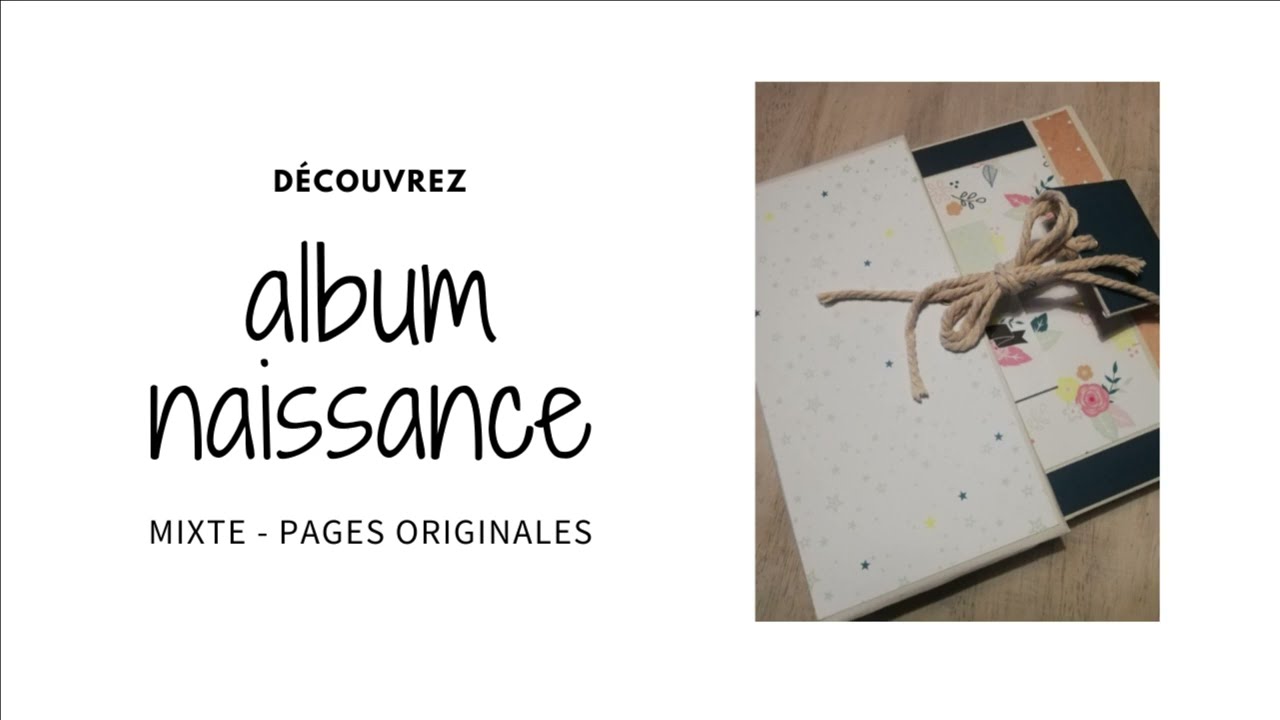 Tuto album naissance - pages pop up - Partie 1