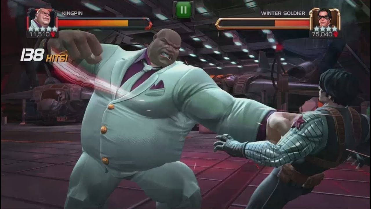 5 Star Kingpin VS Realm of Legends Winter Soldier - Marvel Contest Of Champions