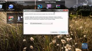 how to create a system restore disk on windows 7
