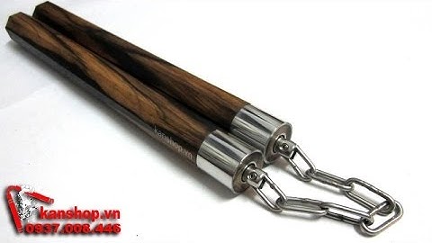 côn nhị khúc | Gỗ mun hoa | 8 cạnh khớp xoay | Kanshop.vn | 0937.008.446 | Côn nhị khúc gỗ quý