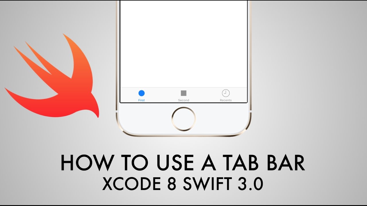How To Use A Tab Bar In Xcode 8 Swift 30