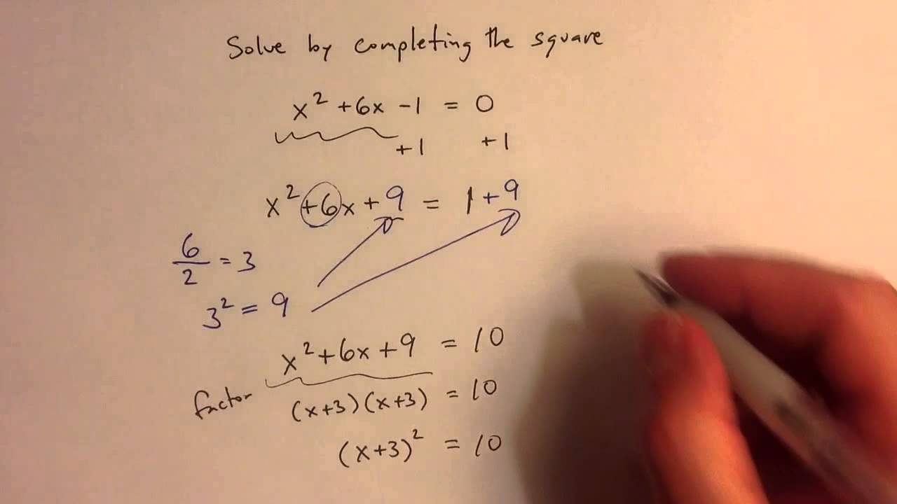 Completing the Square Example - YouTube