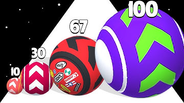 SPEED ROLL 3D - Level Up Balls, ASMR Gameplay (Freeplay, Max Level)