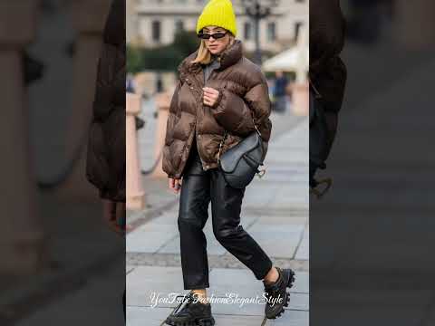 Модная Осень 2023 Зима ❤️ Fashion Fall 2023 #стильныйгардероб #fashion #куртки #пуховики