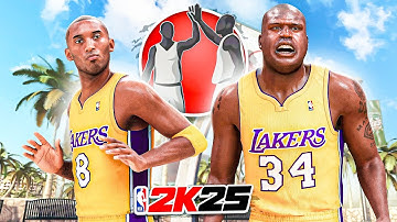 KOBE BRYANT and SHAQ CENTER BUILDS DOMINATE in NBA 2K25