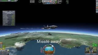 Intercepting satellite with a missile fired from a jet! - Kerbal Space Program