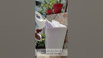 How to refill OakMist sanitizer dispenser
