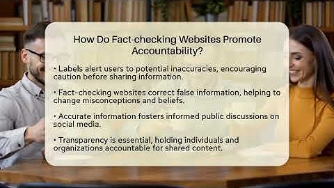 How Do Fact-checking Websites Promote Accountability? - Everyday-Networking