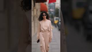 Batik Bej Bomber Ceket - Kargo Cep Pantolon