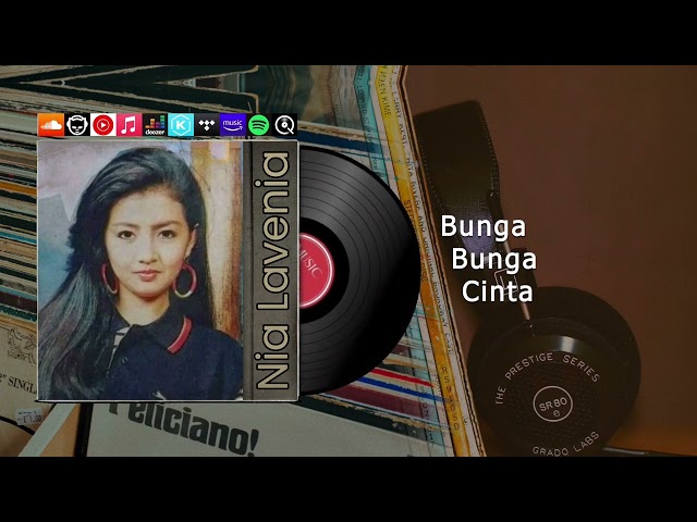 Nia Lavenia - Bunga Bunga Cinta ( Audio Visualizer ) class=