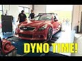 1st dyno | G37S Sedan | Motordyne Exhaust | Takeda CAI