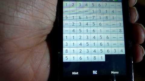 19Touch - number puzzle on windows phone