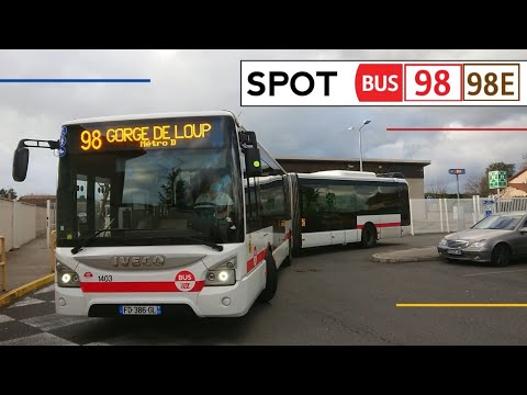 [SPOT] Ligne 98 du réseau TCL de Lyon YouTube