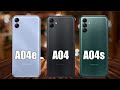 Samsung galaxy a04e vs a04 vs a04s