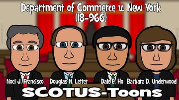 Department of Commerce v. New York (SCOTUS-Toons)