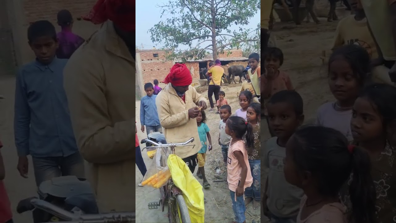 #Gaon #mein chatpati #wala 🙏aata Hai❣️ Dekho ladke logon ke sath kya 🙏karte #hamara hain😆😆😆😂😂