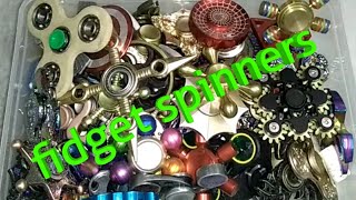 Fidget toy collection part 3 || metal fidget spinners